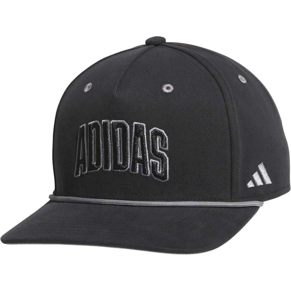 image:imageadidas Mens Sport Lifestyle Rope Brim Snapback HatBlackGrey ThreeGrey