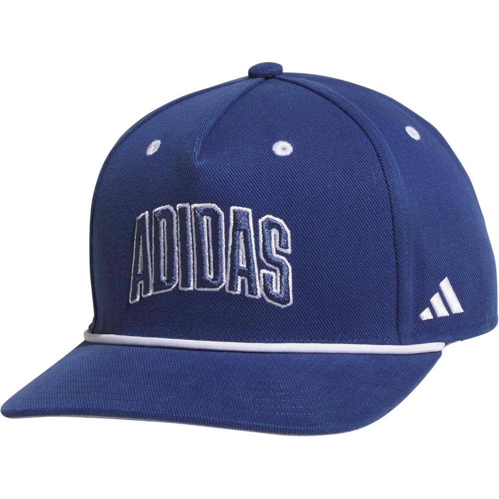 image:imageadidas Mens Sport Lifestyle Rope Brim Snapback HatDark BlueWhiteGrey