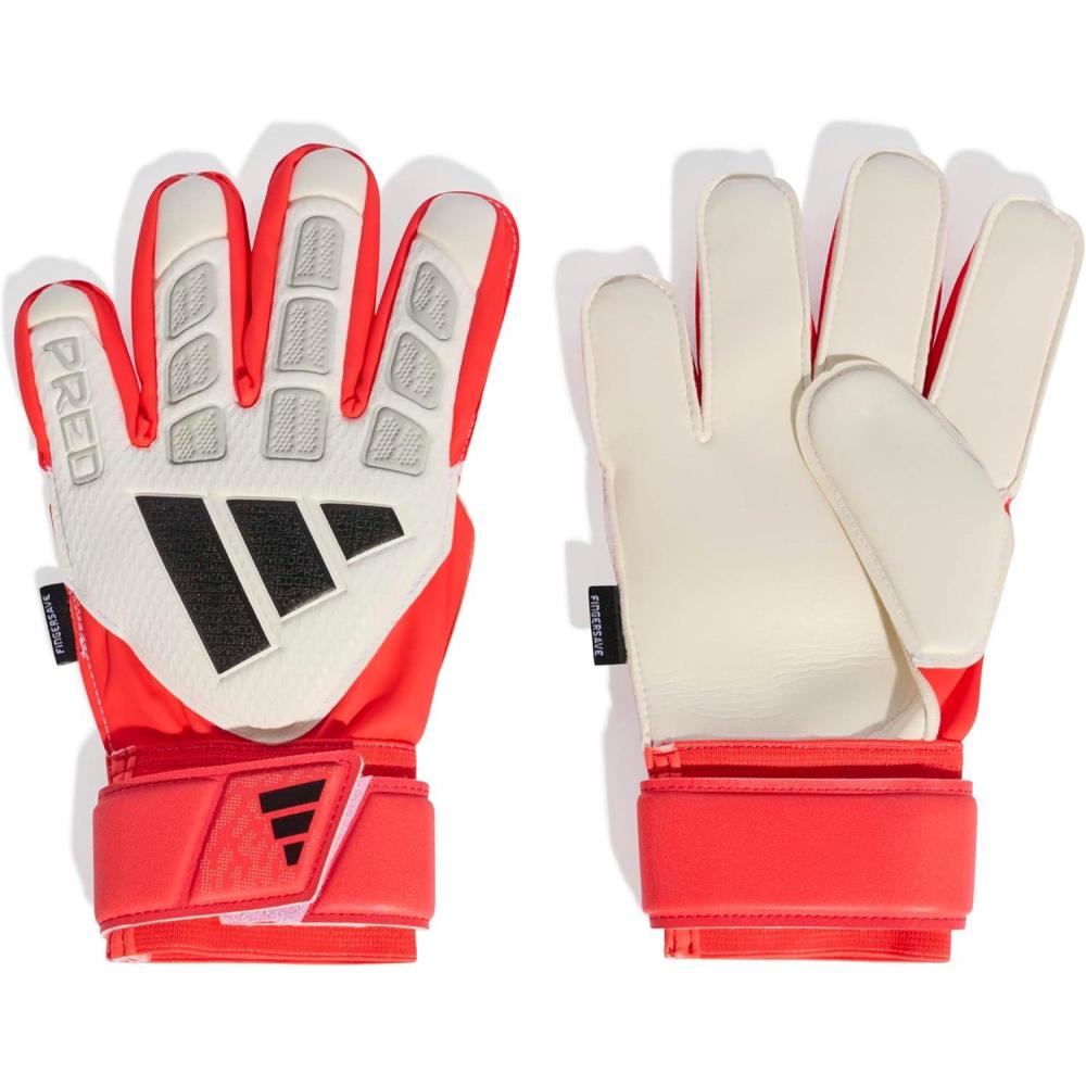 image:imageadidas Predator Goalkeeper Glove Match FingersaveWhiteLucid RedBlack