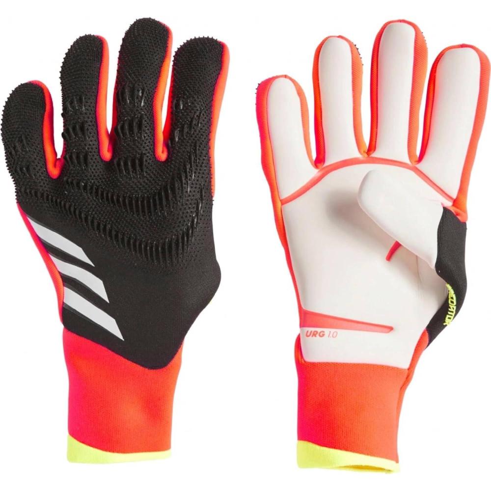 image:imageadidas Predator PRO Fingersave Goalkeeper Gloves BlackSolar Red sz 10