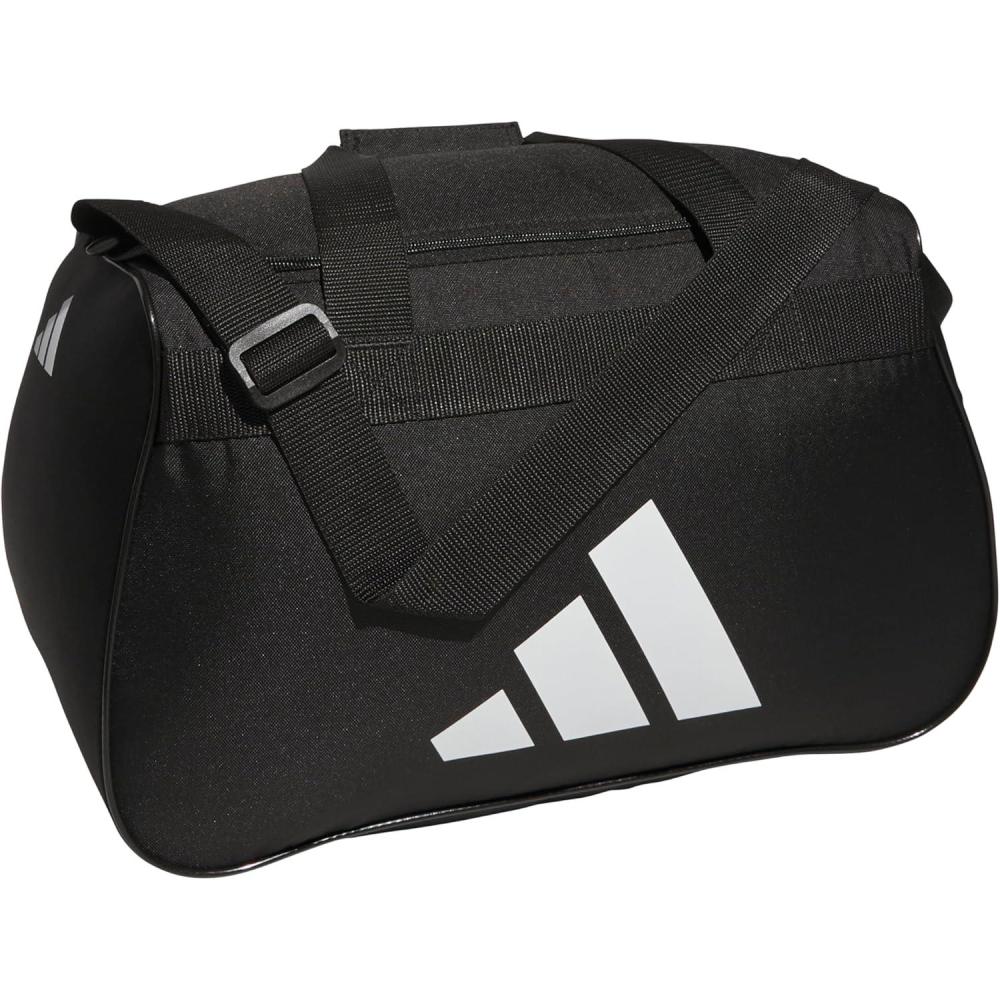 image:imageadidas Unisex Diablo Small Duffel Sports Duffle Gym Bags for Men or Women One SizeBlackWhite