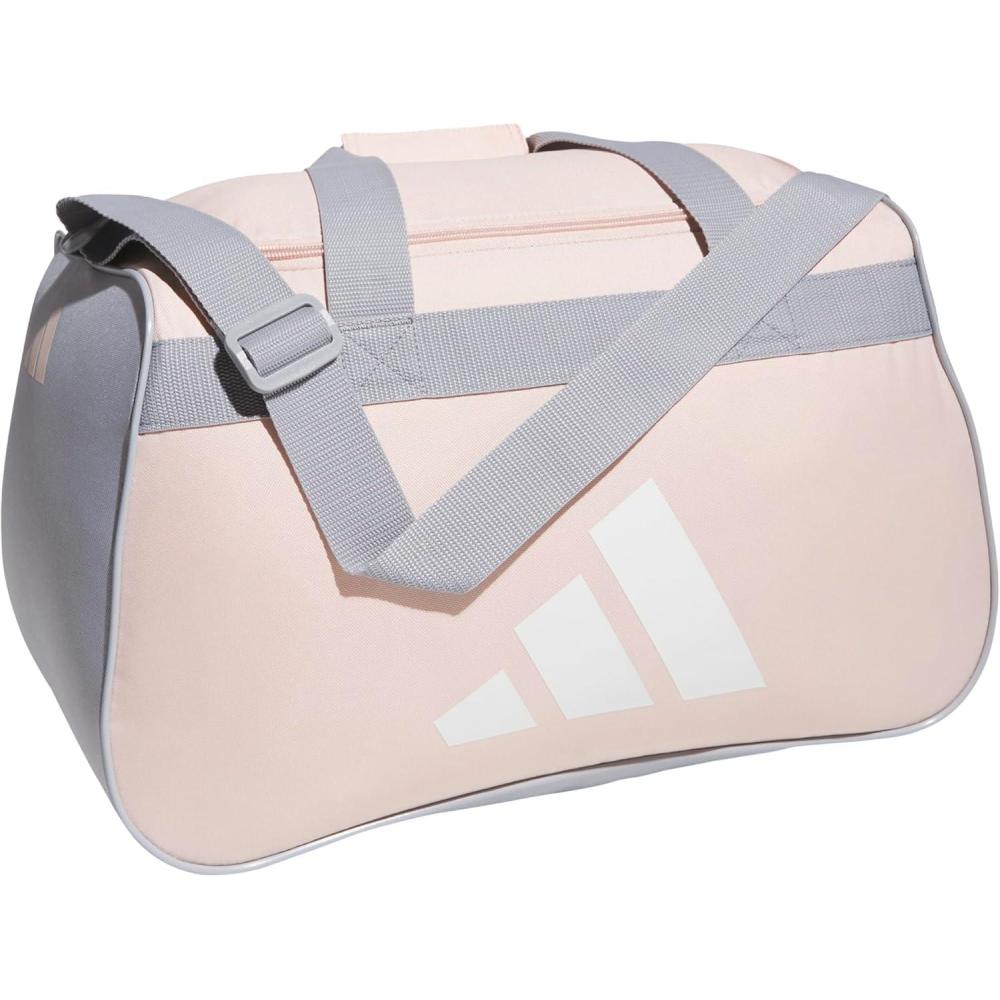 image:imageadidas Unisex Diablo Small Duffel Sports Duffle Gym Bags for Men or Women One SizeBlush PinkWhiteHalo Silver Grey