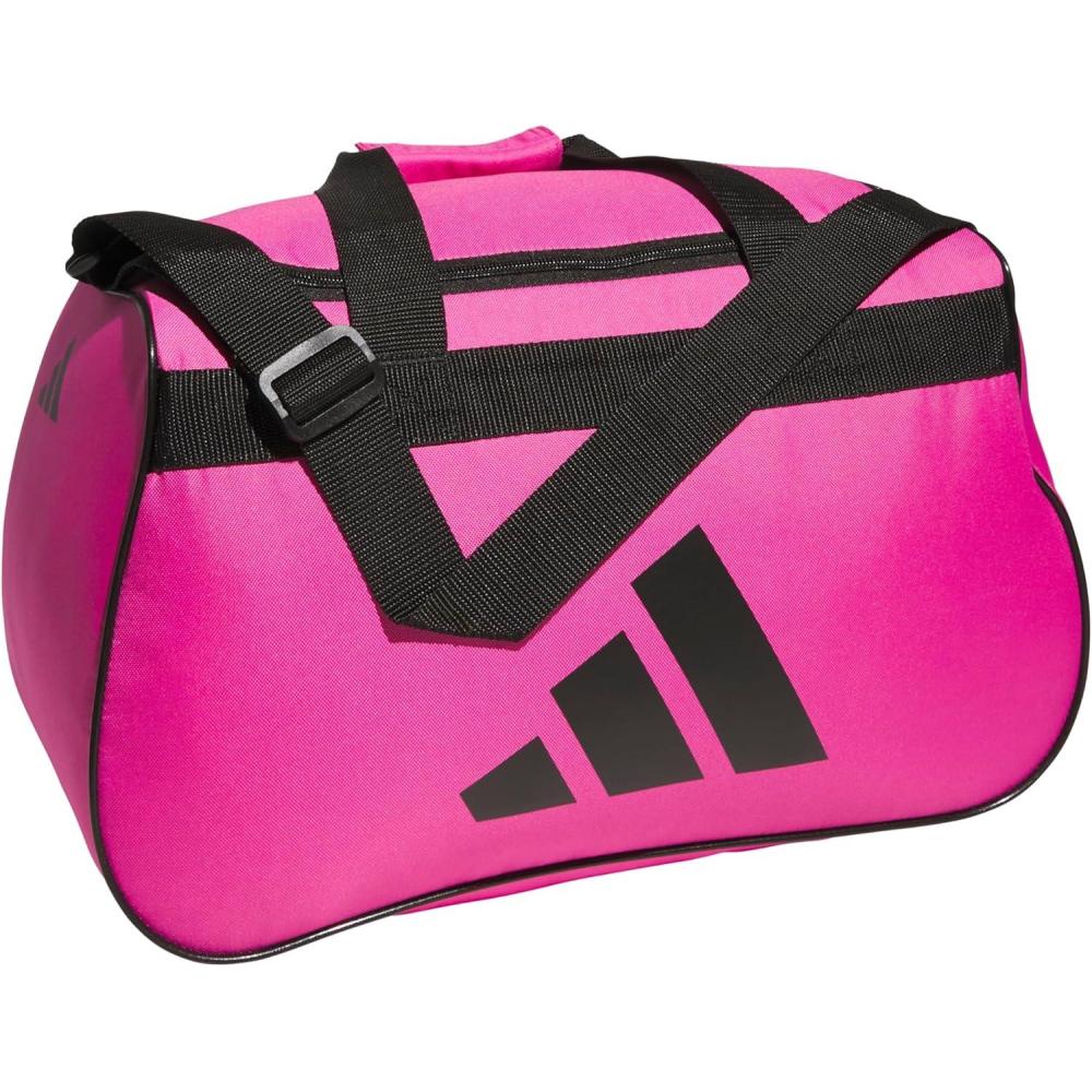 image:imageadidas Unisex Diablo Small Duffel Sports Duffle Gym Bags for Men or Women One SizeIntense PinkBlackPower