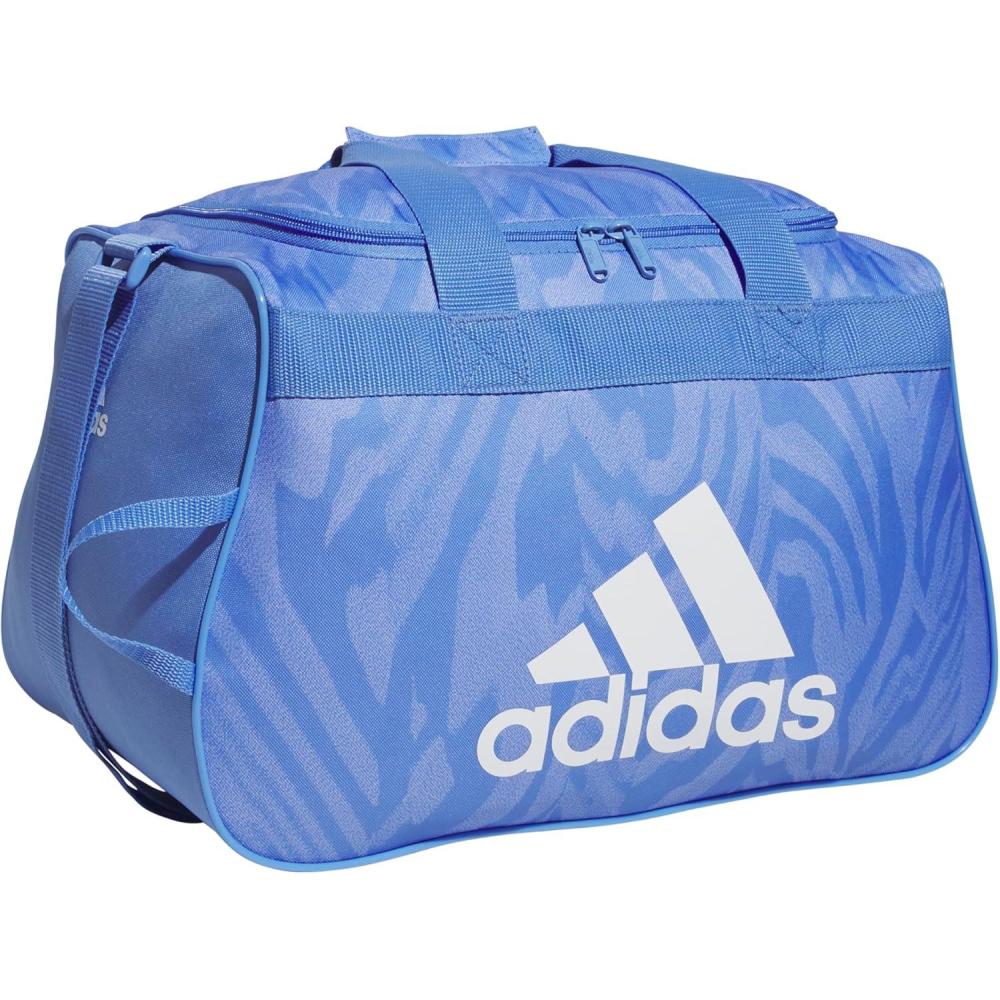 image:imageadidas Unisex Diablo Small Duffel Sports Duffle Gym Bags for Men or Women One SizeLightwave Blue FusionWhiteDiablo