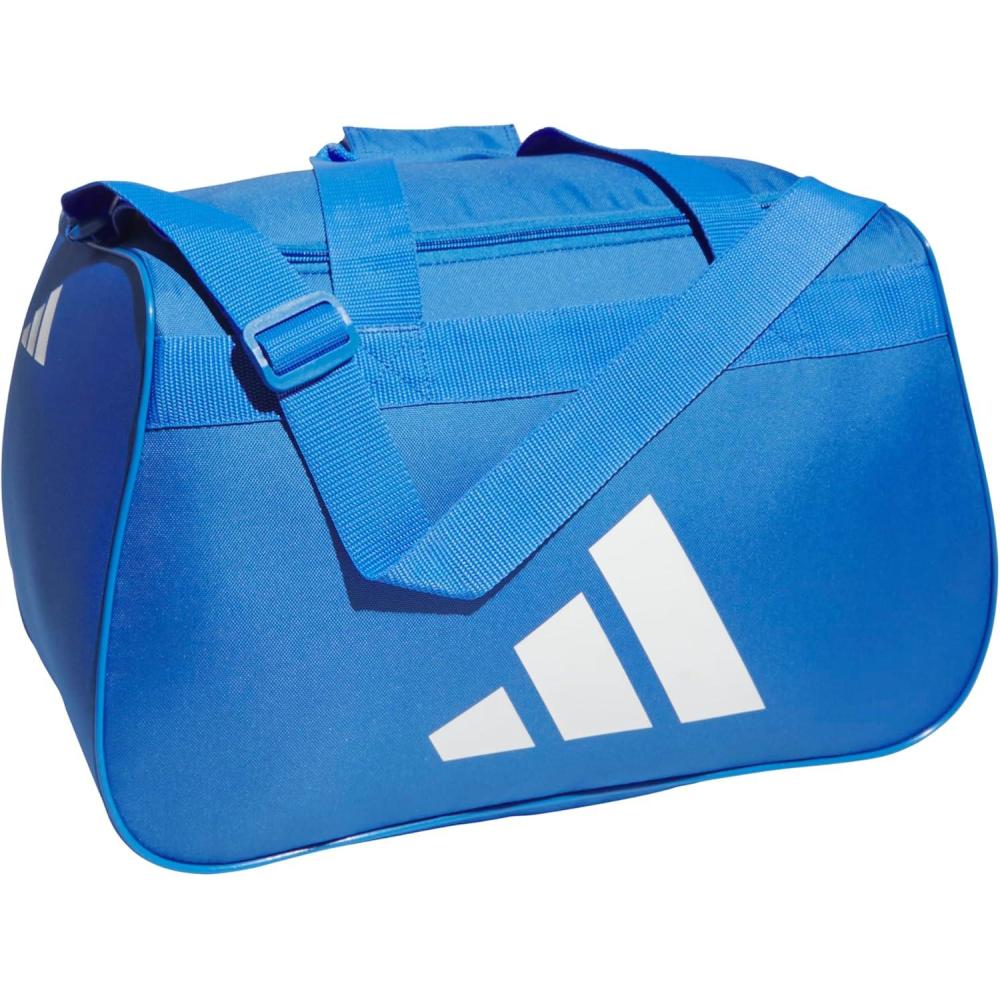 image:imageadidas Unisex Diablo Small Duffel Sports Duffle Gym Bags for Men or Women One SizeRay BlueWhite