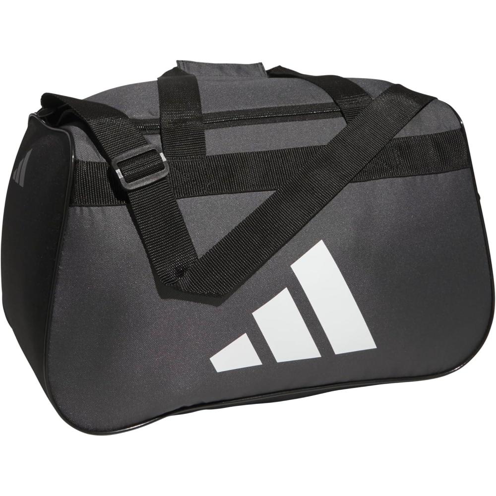 image:imageadidas Unisex Diablo Small Duffel Sports Duffle Gym Bags for Men or Women One SizeTeam Dark GreyWhiteBlack