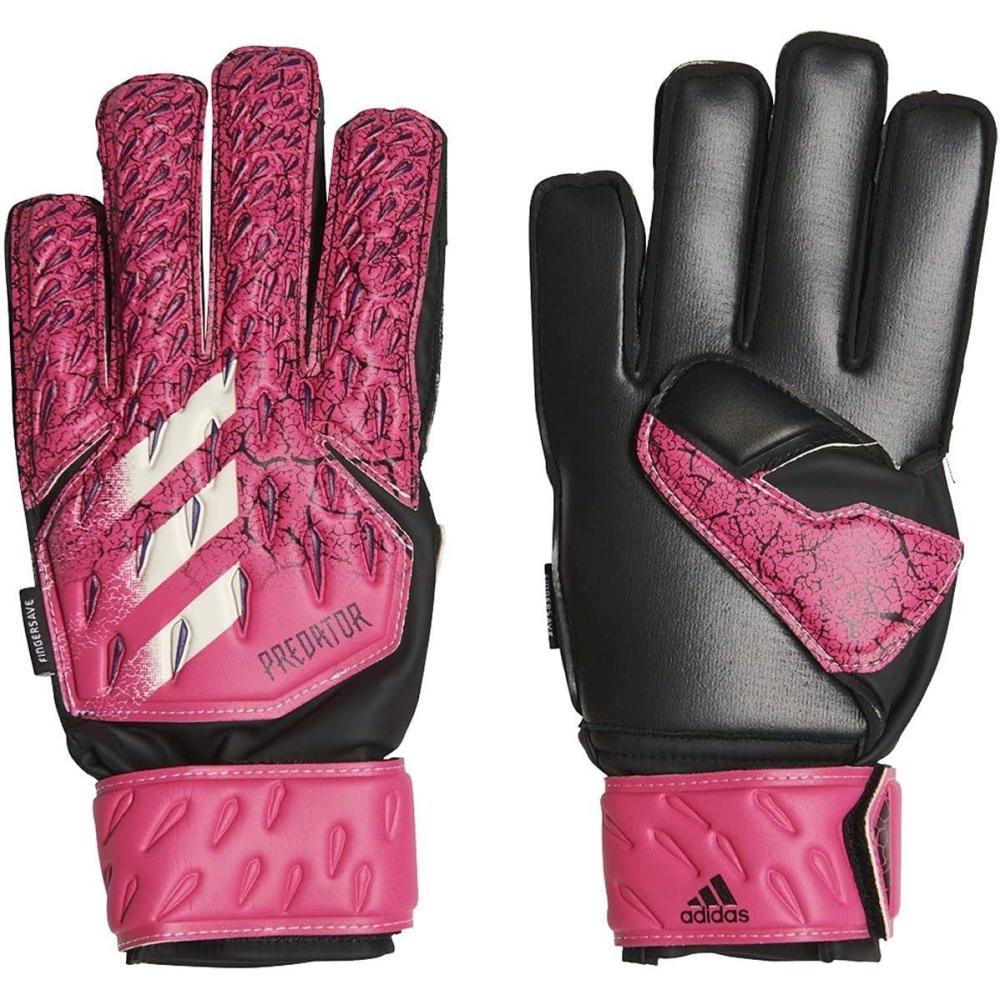 image:imageadidas Unisex Predator Match Fingersave GloveShock PinkCollegiate PurpleBlackWhite