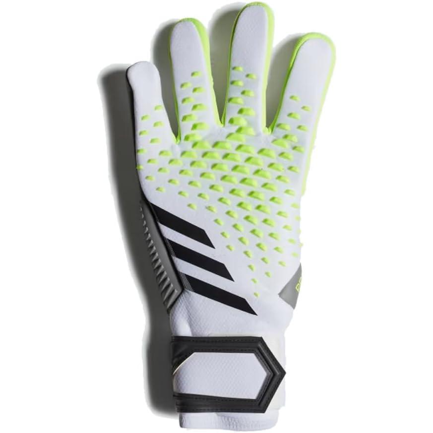 image:imageadidas UnisexAdult Competition Predator Goalie GlovesWhiteLucid LemonBlack
