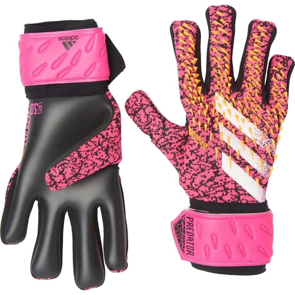 image:imageadidas UnisexAdult League Goalie Predator GlovesBlackShock PinkCollegiate PurpleWhite