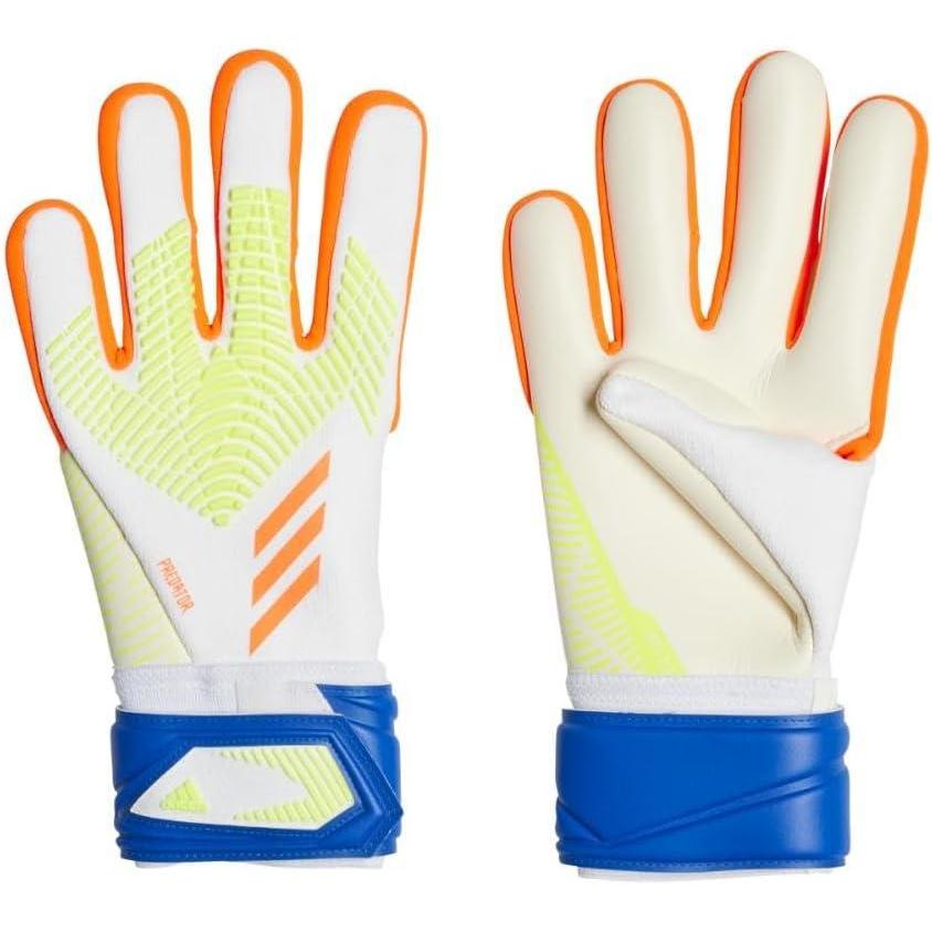 image:imageadidas UnisexAdult League Goalie Predator GlovesWhiteSolar RedBright Cyan