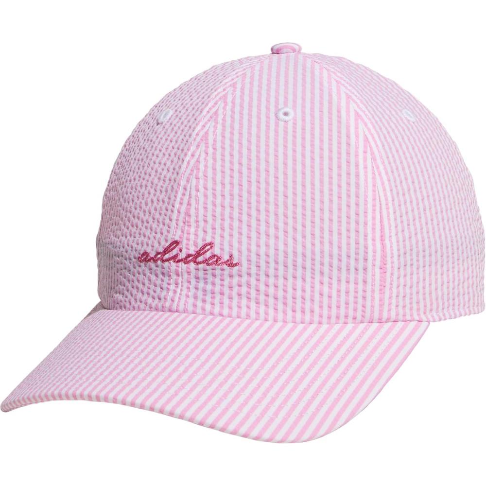 image:imageadidas Womens Saturday Baseball Cap Athletic Everyday Strapback HatSeersuckerTropic BloomPink Fusion