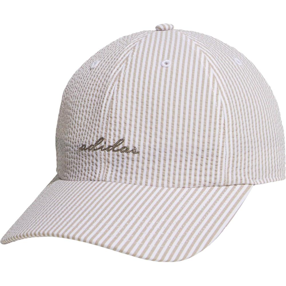 image:imageadidas Womens Saturday Baseball Cap Athletic Everyday Strapback HatSeersuckerWonder Cargo KhakiClay Grey