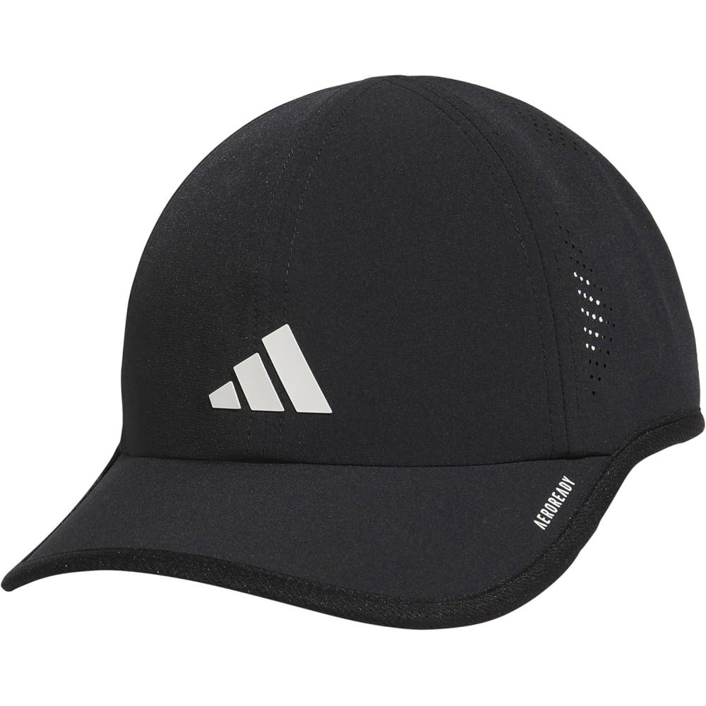 image:imageadidas Womens Superlite Hat Lightweight Athletic Running Cap for WorkoutsBlackWhite3