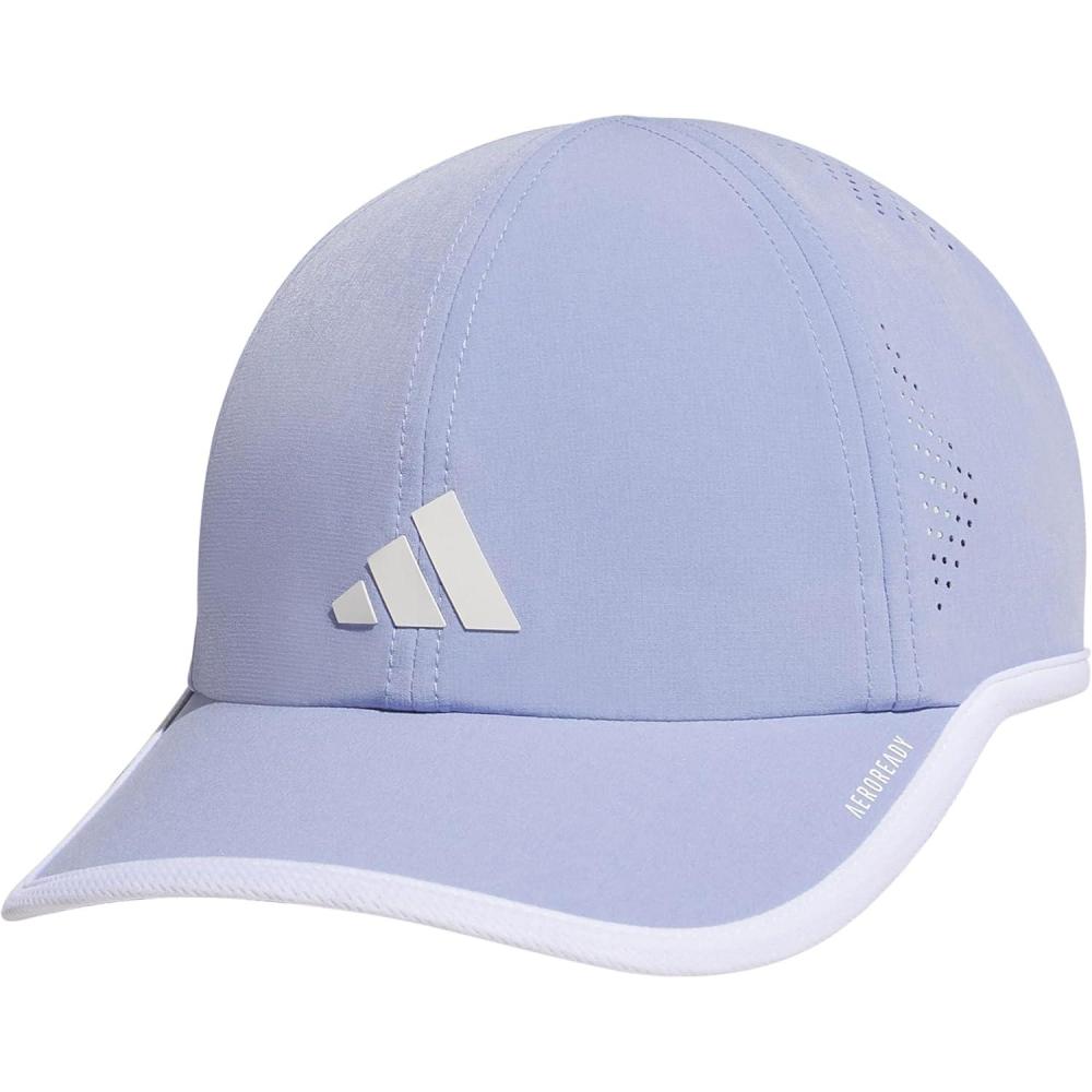 image:imageadidas Womens Superlite Hat Lightweight Athletic Running Cap for WorkoutsBlue SparkWhite3