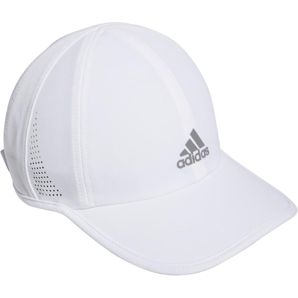 image:imageadidas Womens Superlite Hat Lightweight Athletic Running Cap for WorkoutsWhiteSilver Reflective2