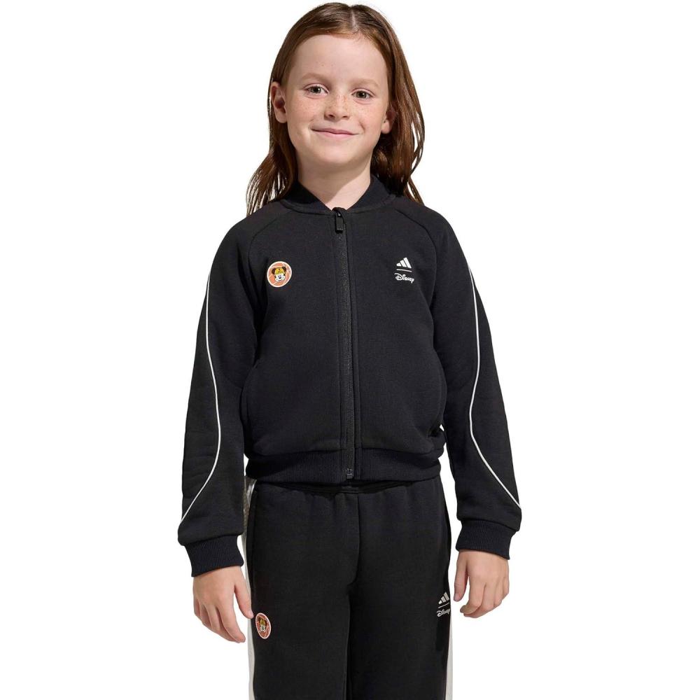image:imageadidas girls Disney Mickey Mouse Track TopBlackOff WhiteMickey Mouse