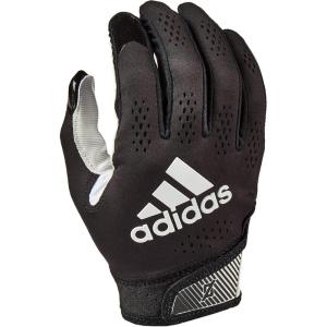Adidas Adizero 11 Adult Football Receiver Glove, Multiple Colors & Sizes(Black/White)