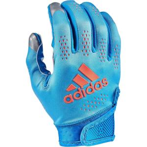 adidas Adizero 11 Adult Football Receiver Glove(Blue/Orange)