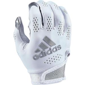 adidas Adizero 11 Adult Football Receiver Glove(White)