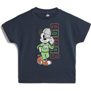 adidas Baby Disney Mickey Mouse T-Shirt(Aurora Ink/Impact Orange)