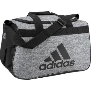 adidas Unisex Diablo Small Duffel, Sports Duffle Gym Bags for Men or Women, One Size(Jersey Onix Grey/Black/Diablo)