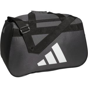 adidas Unisex Diablo Small Duffel, Sports Duffle Gym Bags for Men or Women, One Size(Team Dark Grey/White/Black)
