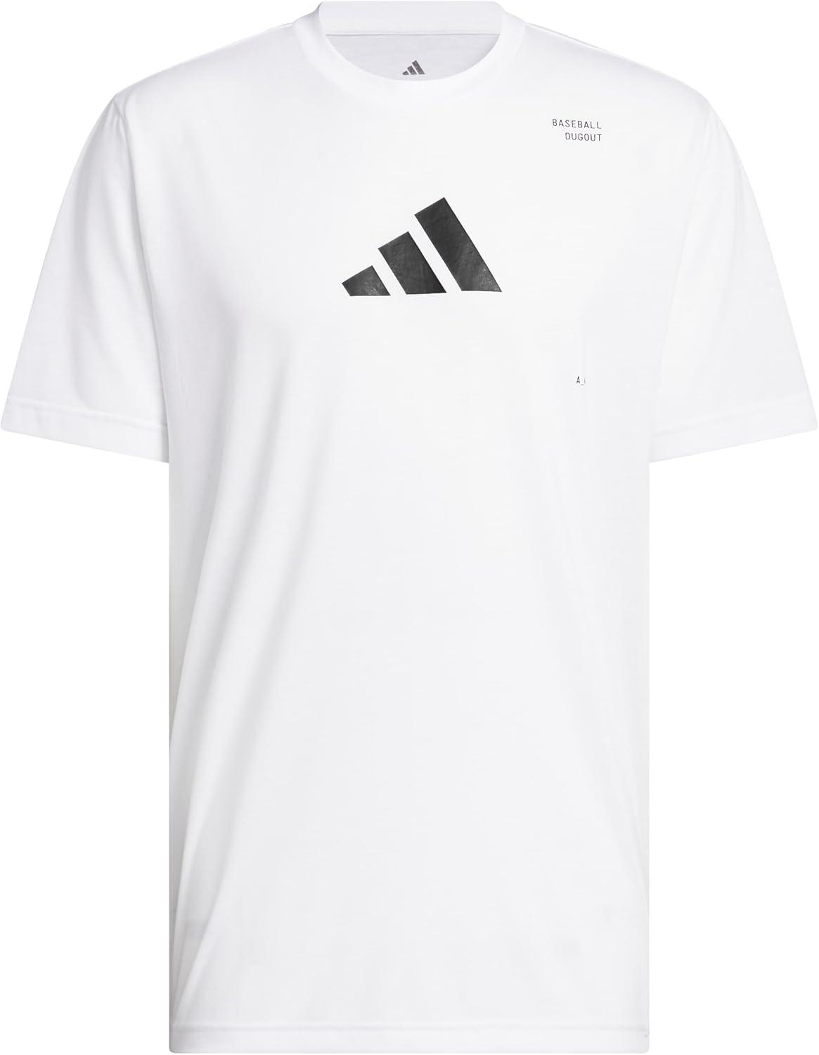 image:imageAdidas Mens Baseball Graphic TShirtWhite