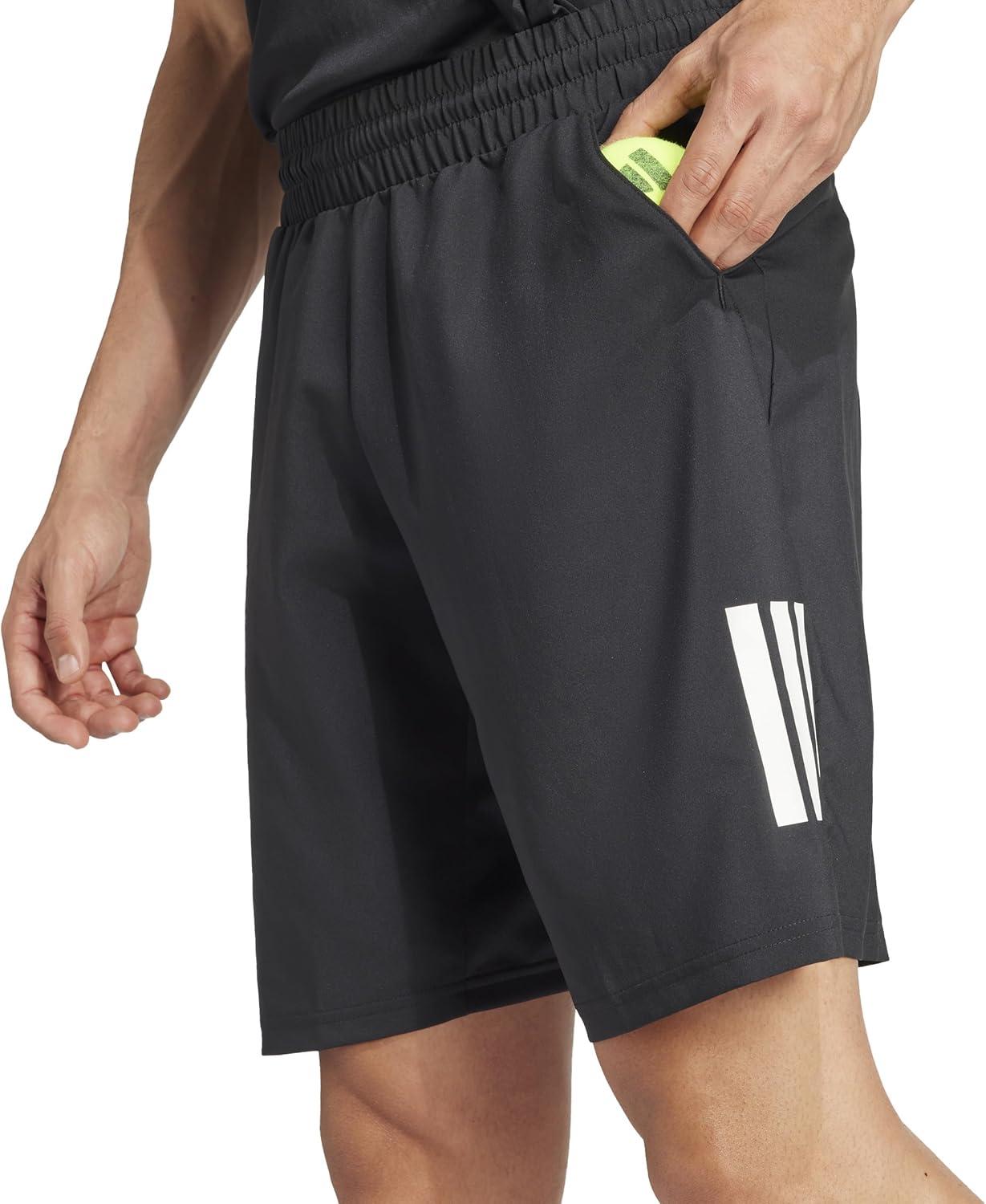 image:imageAdidas Mens Club Tennis Climacool 3Stripes ShortsBlack