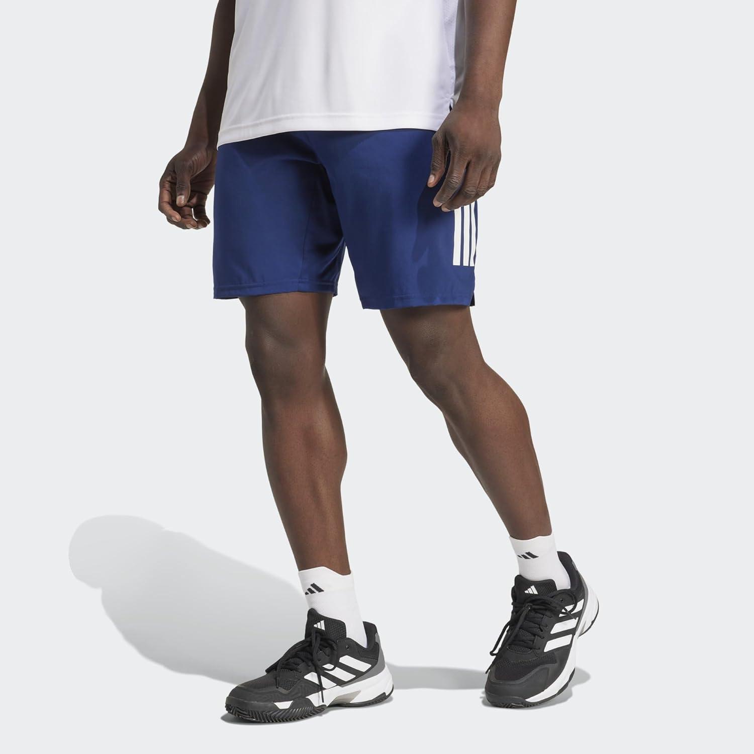 image:imageAdidas Mens Club Tennis Climacool 3Stripes ShortsDark Blue