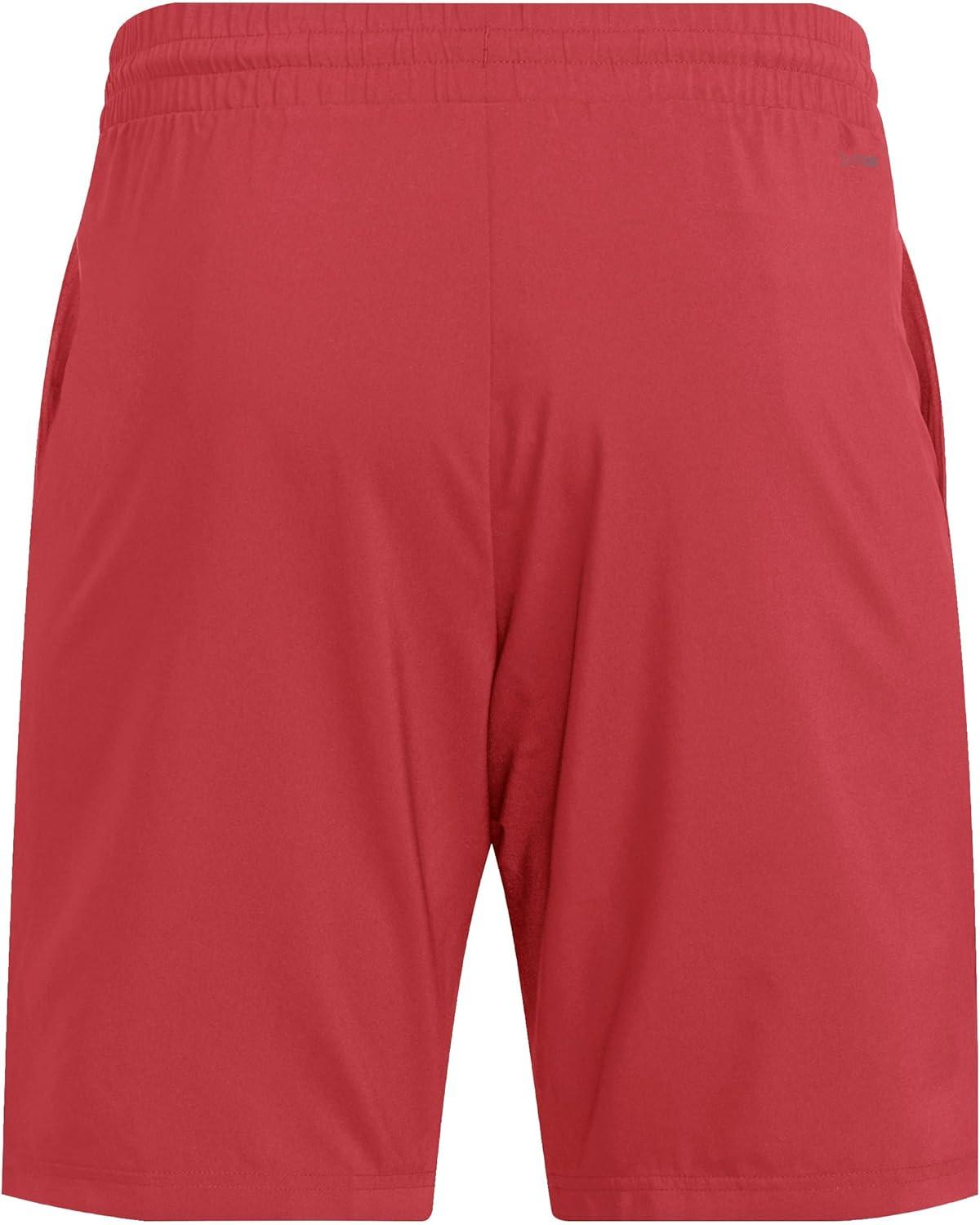 image:imageAdidas Mens Club Tennis Climacool 3Stripes ShortsSemi Lucid Red