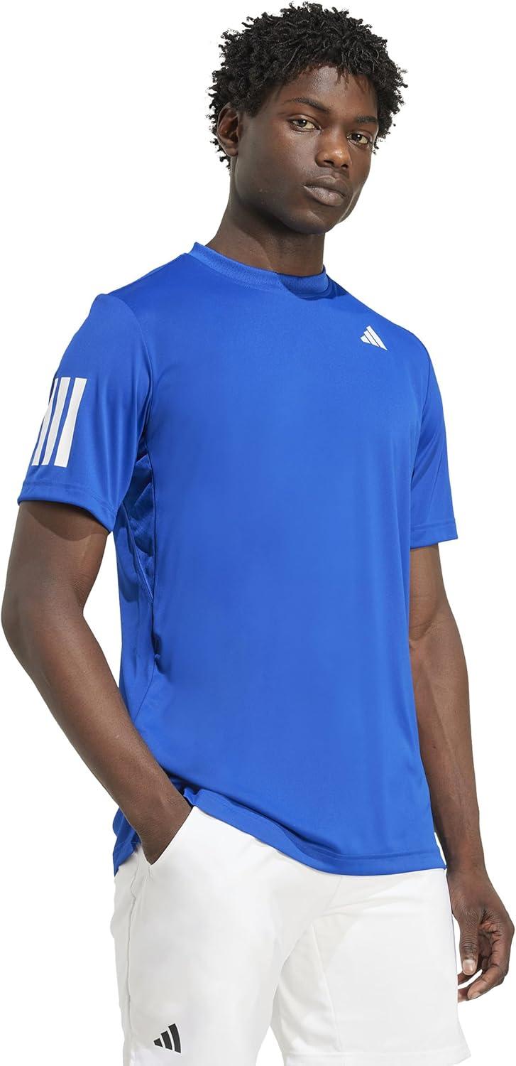 image:imageAdidas Mens Club Tennis Climacool 3Stripes TShirtCollegiate Royal