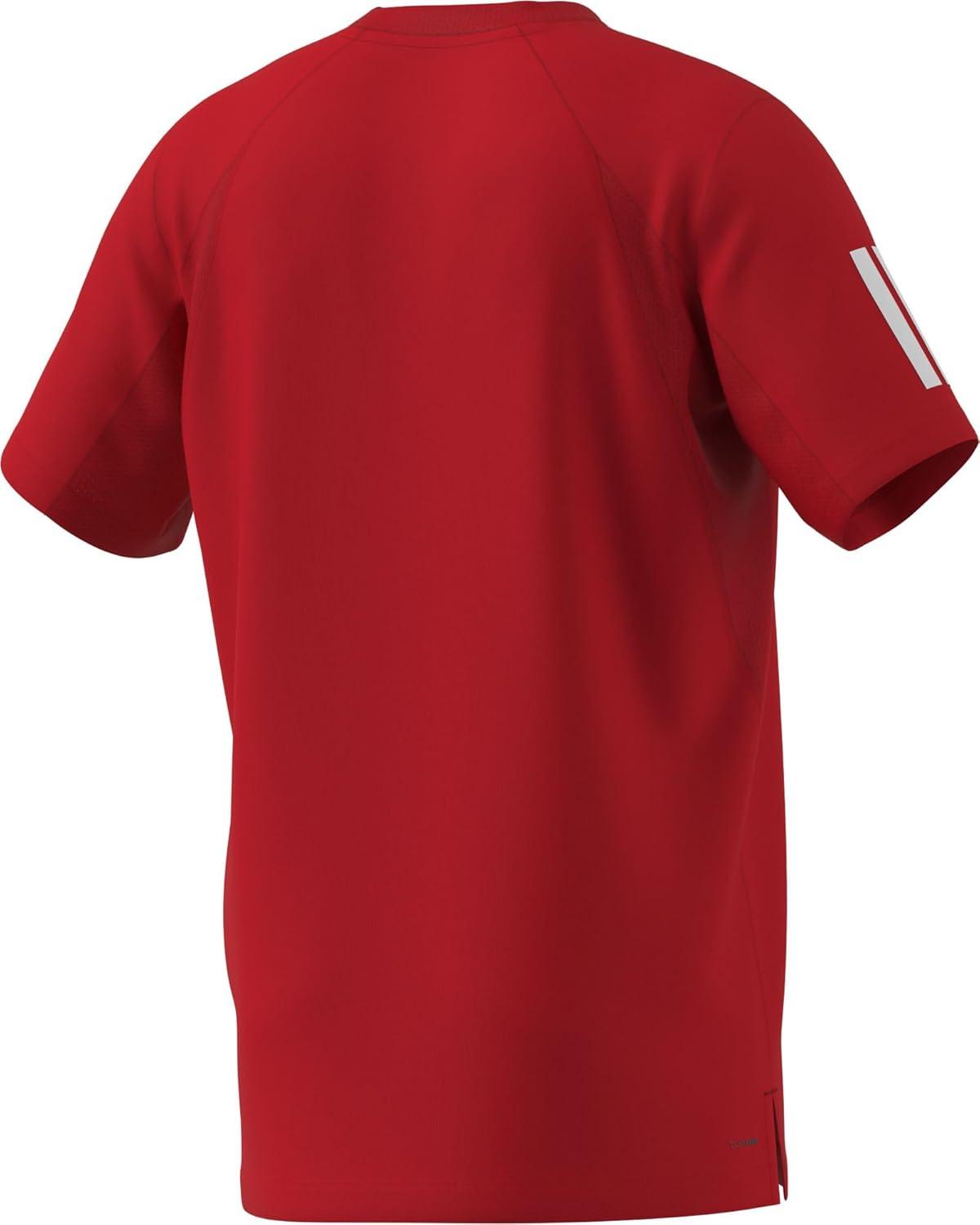 image:imageAdidas Mens Club Tennis Climacool 3Stripes TShirtPure Ruby
