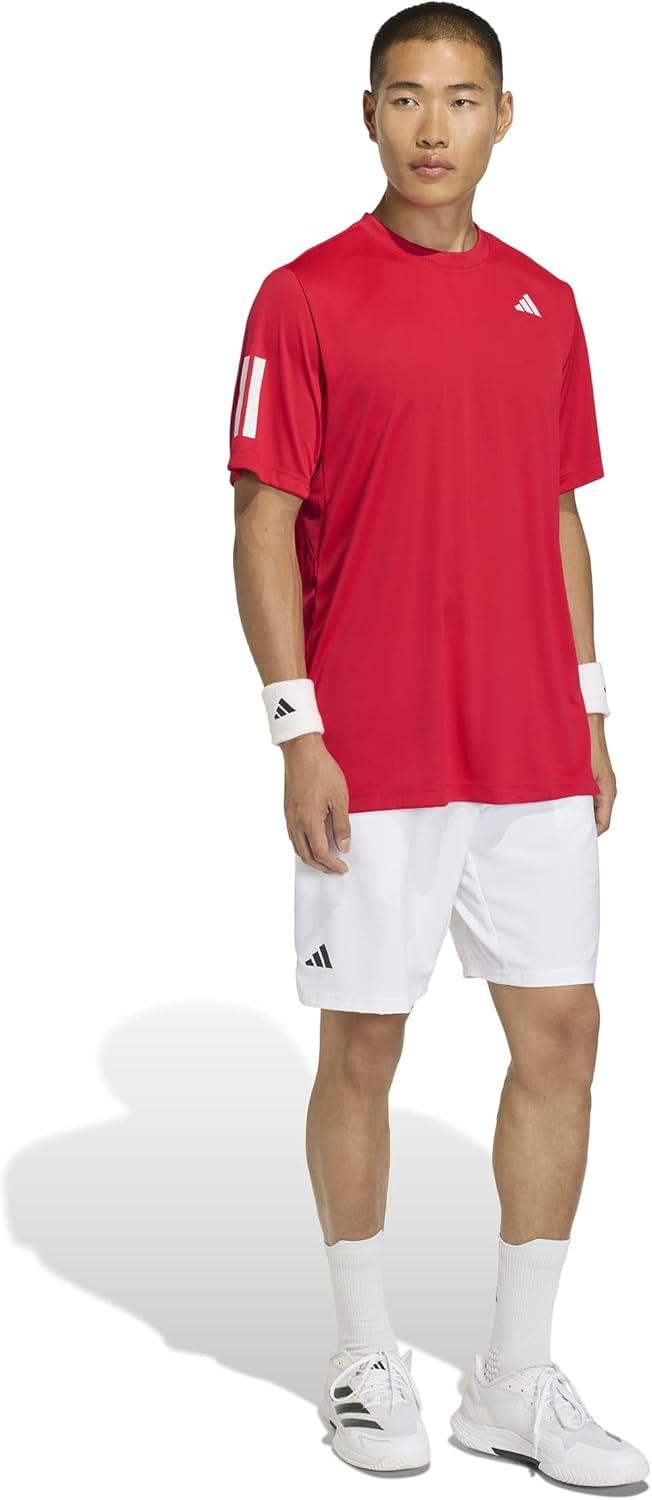image:imageAdidas Mens Club Tennis Climacool 3Stripes TShirtPure Ruby