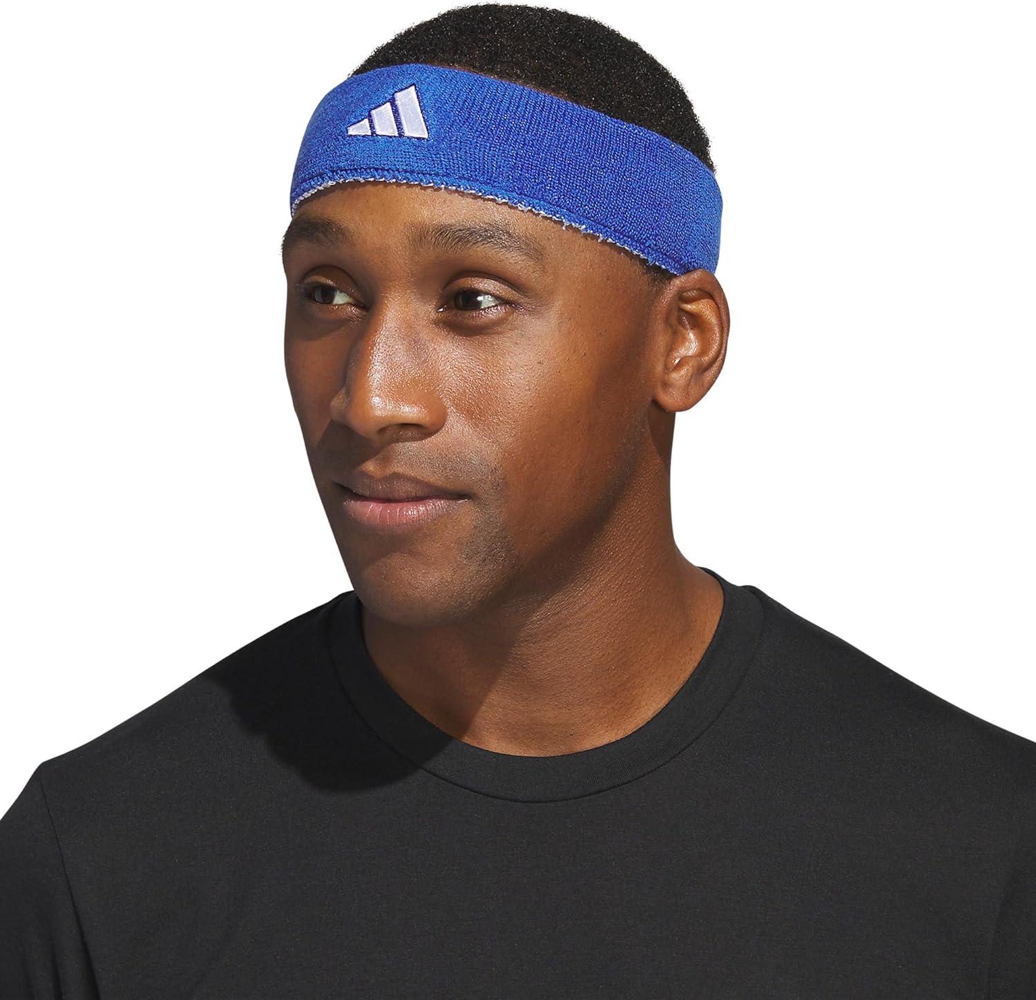 image:imageAdidas Unisex Interval Reversible Headband Athletic Sports SweatbandTeam Royal BlueWhite