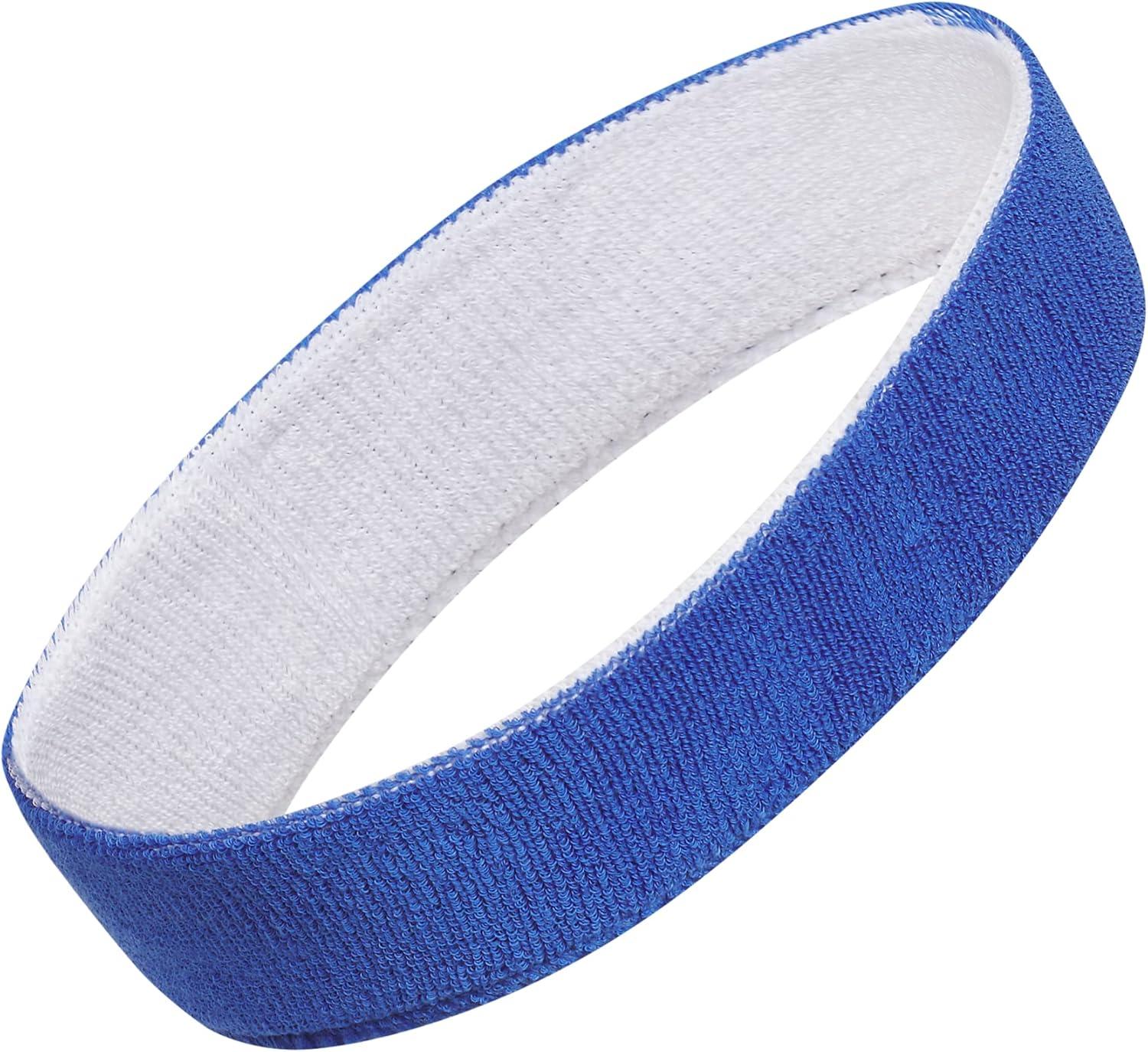 image:imageAdidas Unisex Interval Reversible Headband Athletic Sports SweatbandTeam Royal BlueWhite