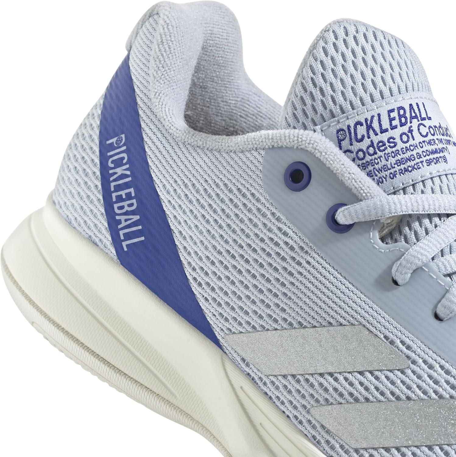 image:imageAdidas Womens Courtflash PickleballHalo BlueSilver MetallicLucid Blue