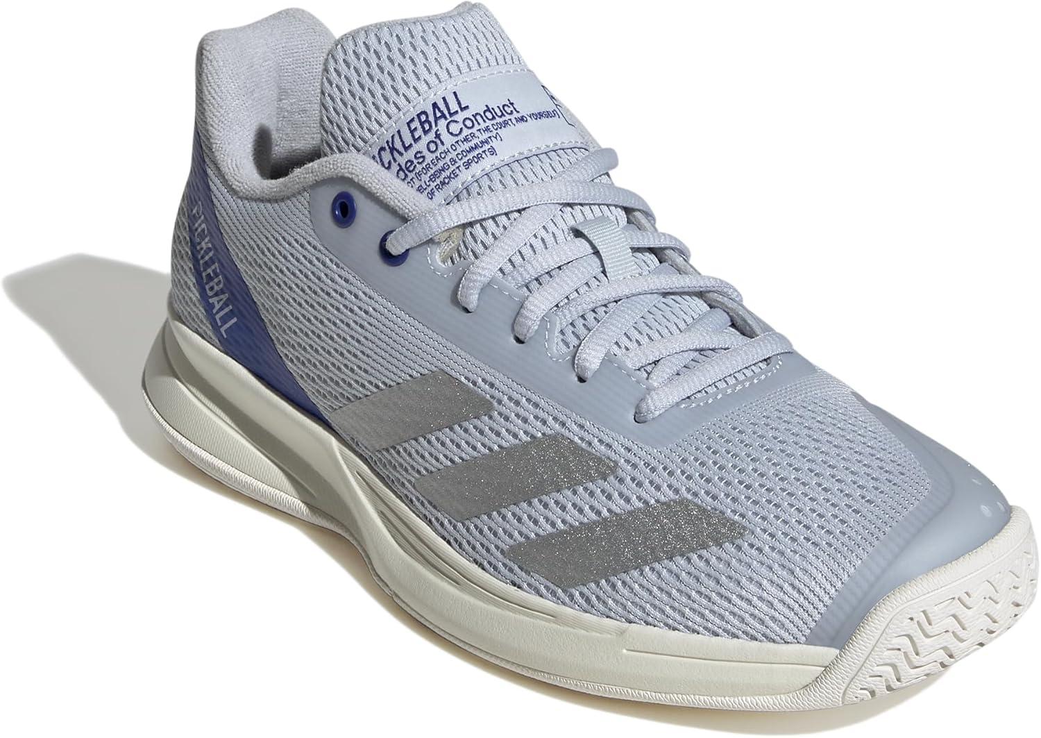 image:imageAdidas Womens Courtflash PickleballHalo BlueSilver MetallicLucid Blue