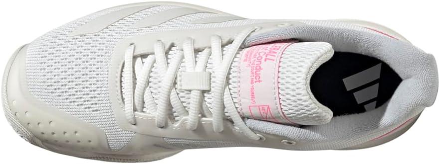 image:imageAdidas Womens Courtflash PickleballWhiteSilver MetallicLucid Pink