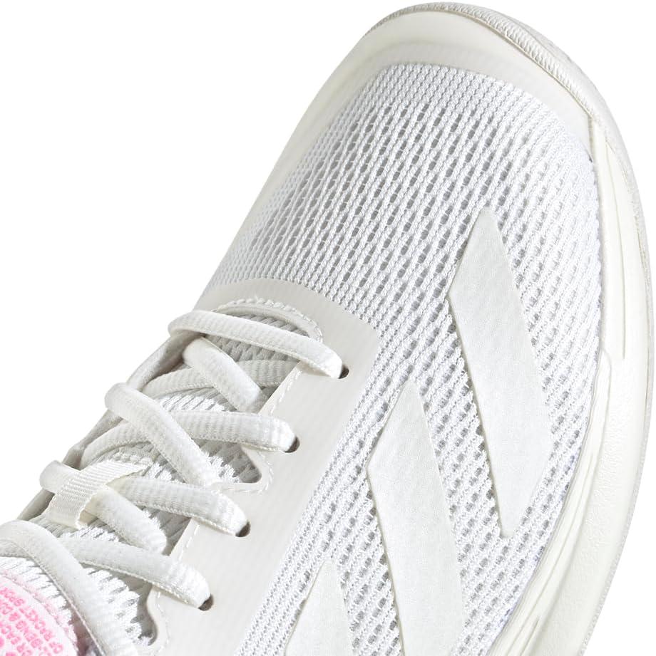 image:imageAdidas Womens Courtflash PickleballWhiteSilver MetallicLucid Pink