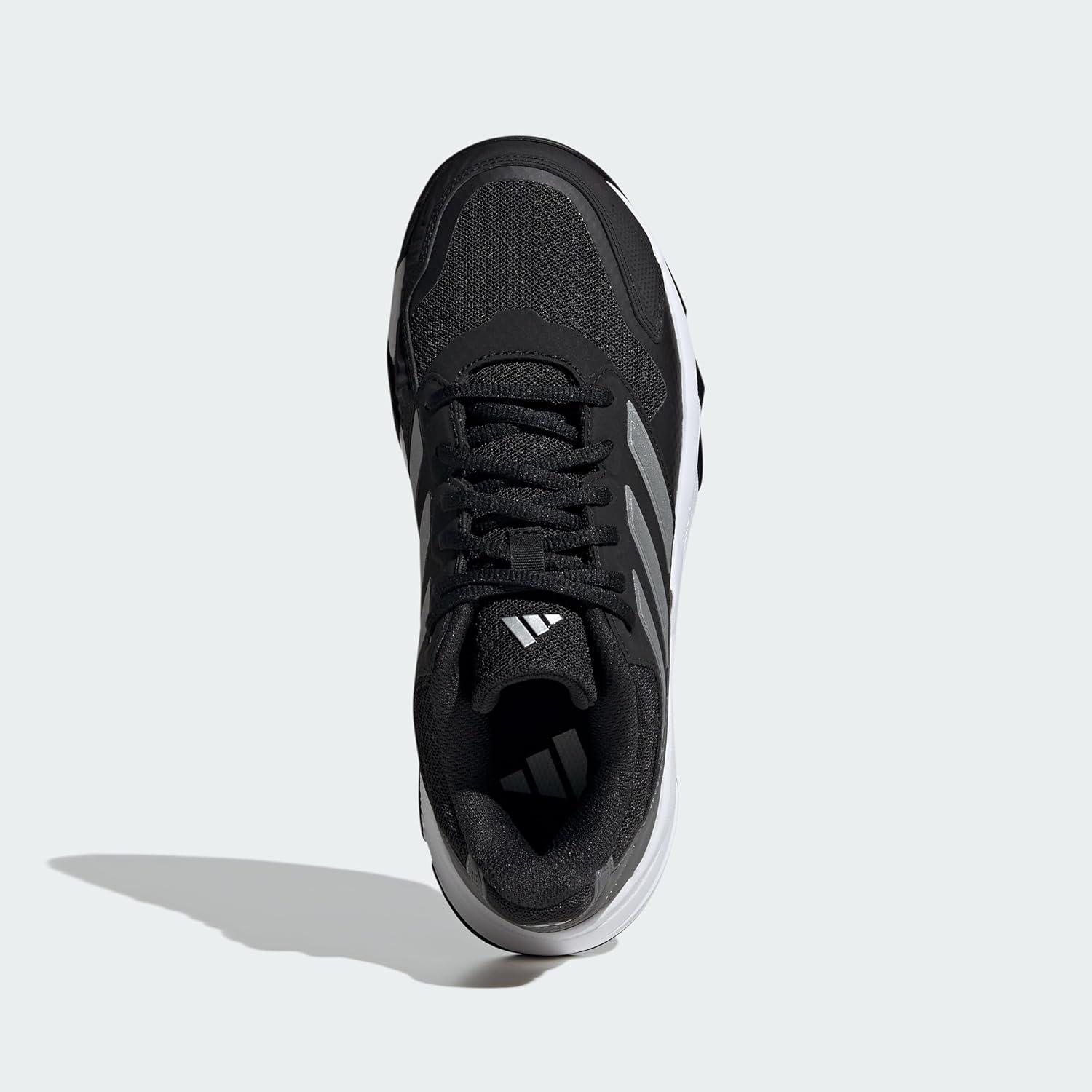 image:imageAdidas Womens Courtjam Control 3 TennisBlackSilver MetallicGrey
