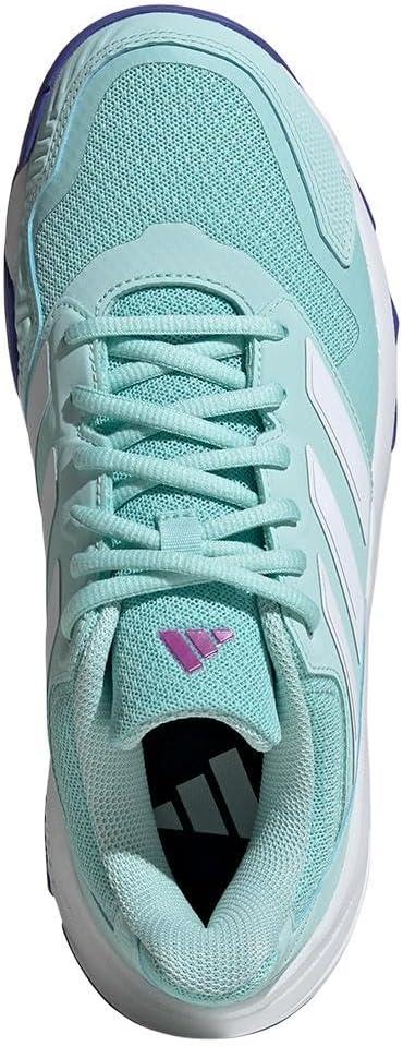 image:imageAdidas Womens Courtjam Control 3 TennisSemi Flash AquaWhiteCobalt Blue