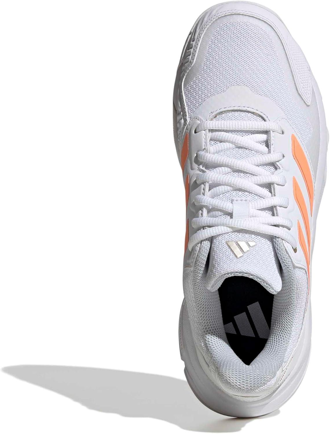 image:imageAdidas Womens Courtjam Control 3 TennisWhiteBeam OrangeCrystal White