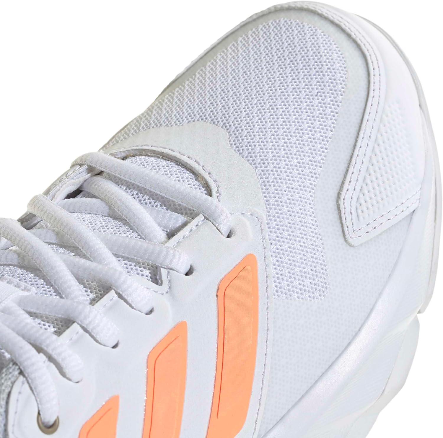 image:imageAdidas Womens Courtjam Control 3 TennisWhiteBeam OrangeCrystal White