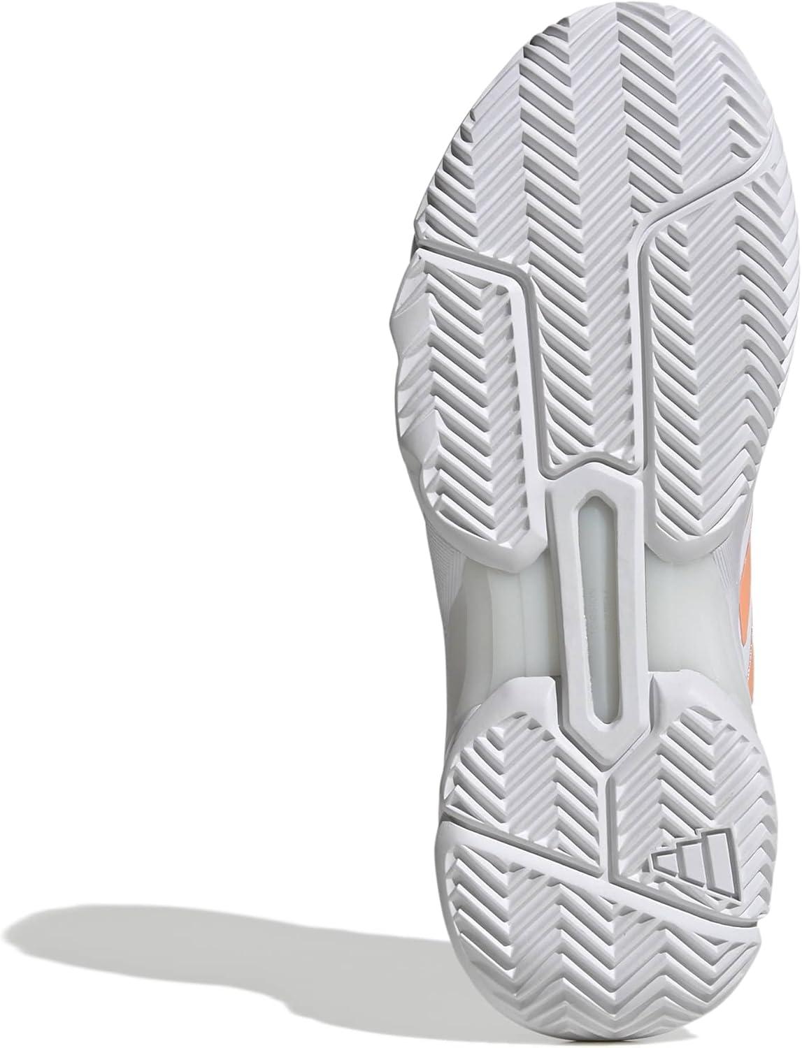 image:imageAdidas Womens Courtjam Control 3 TennisWhiteBeam OrangeCrystal White