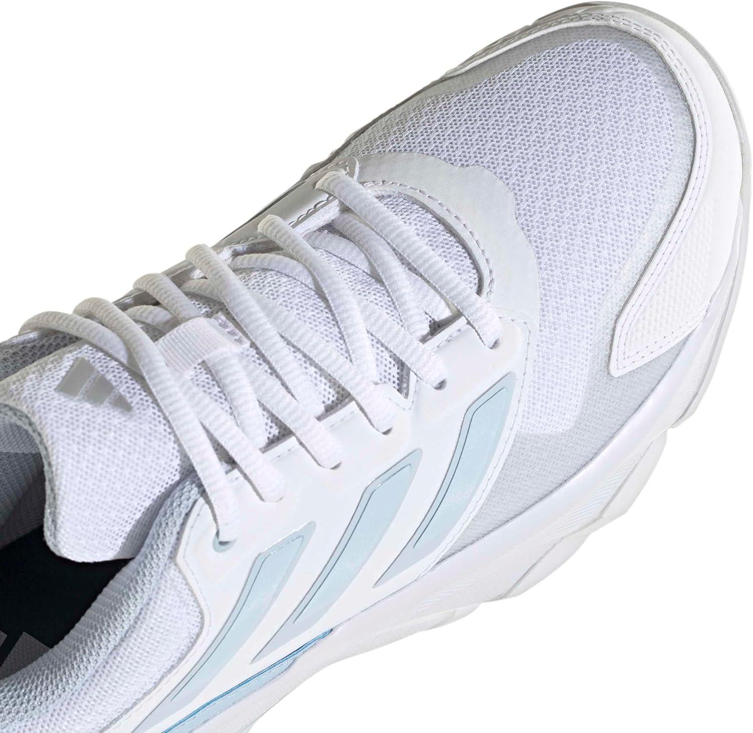 image:imageAdidas Womens Courtjam Control 3 TennisWhiteSilver Metallic