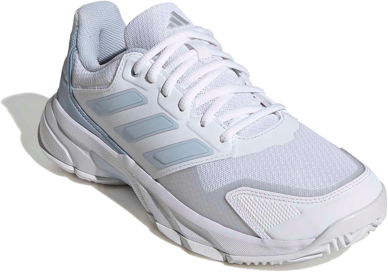 image:imageAdidas Womens Courtjam Control 3 TennisWhiteSilver Metallic