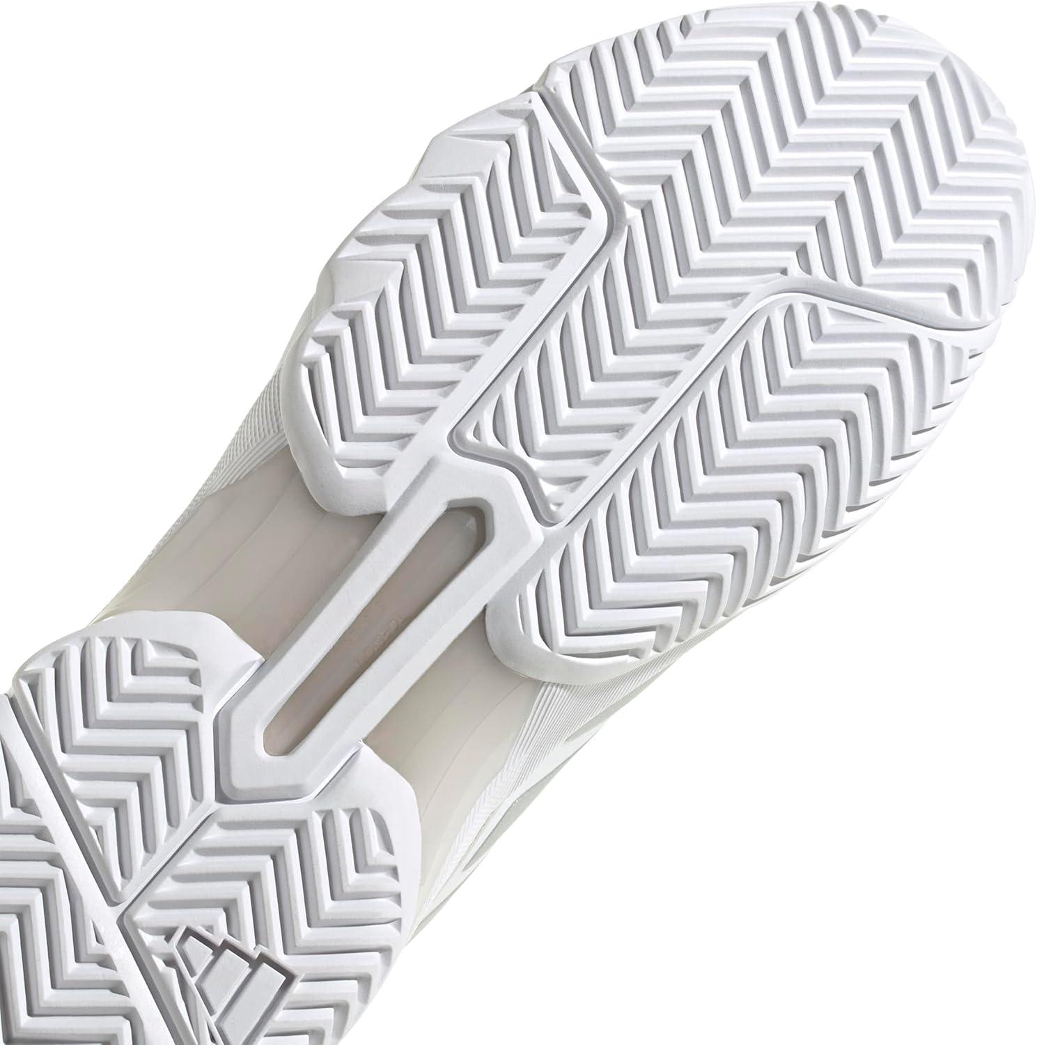 image:imageAdidas Womens Courtjam Control 3 TennisWhiteSilver MetallicGrey
