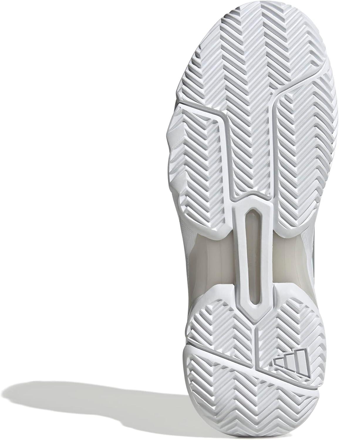 image:imageAdidas Womens Courtjam Control 3 TennisWhiteSilver MetallicGrey