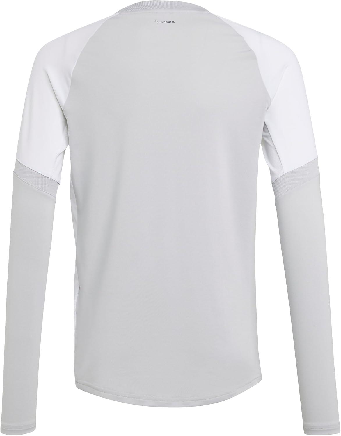image:imageadidas Girls Volleyball Quickset Long Sleeve JerseyTeam Light Grey
