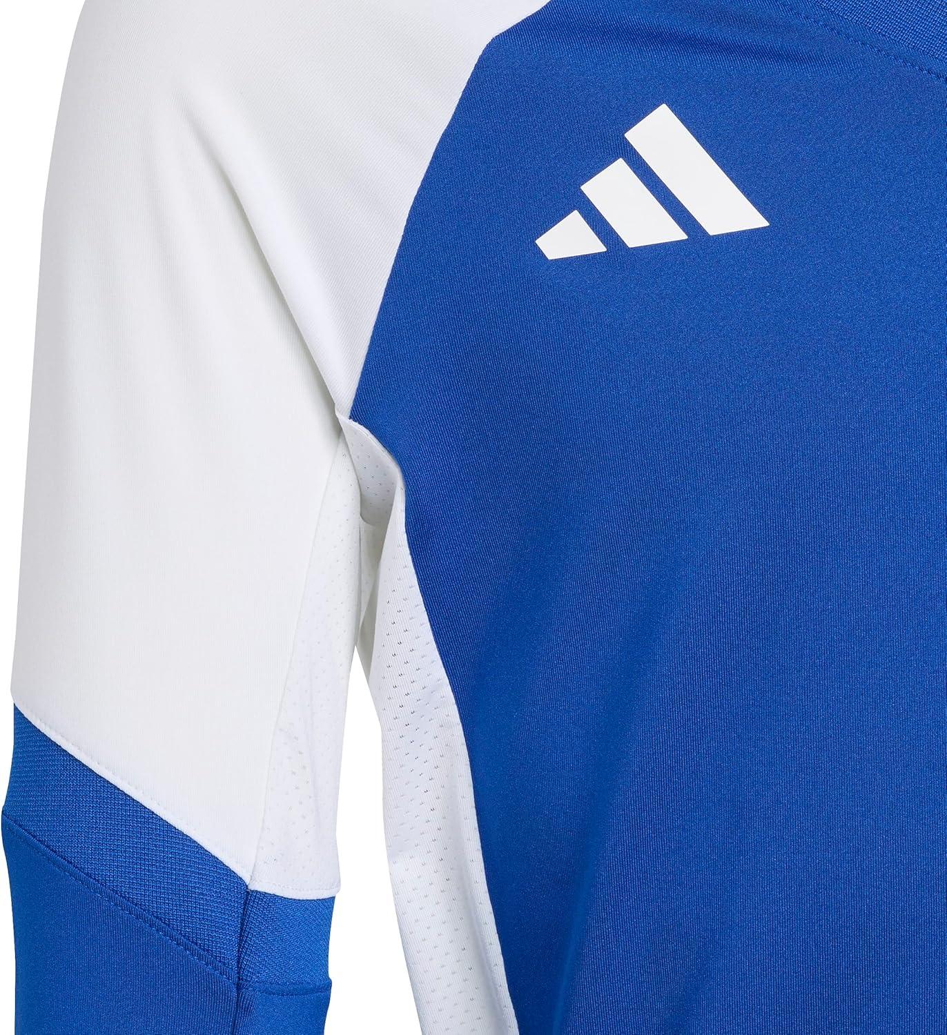 image:imageadidas Girls Volleyball Quickset Long Sleeve JerseyTeam Royal Blue
